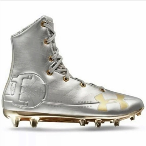 silver under armour cleats
